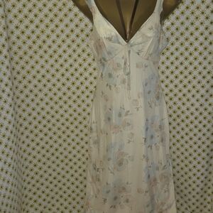 New Lovely Yellow Long Floral Dress Lined